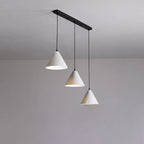 Suspension moderne conique en métal réglable pour îlot de cuisine