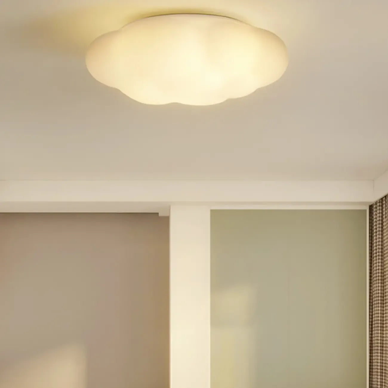 Plafonnier LED encastré en forme de nuage moderne, gradation à 3 niveaux
