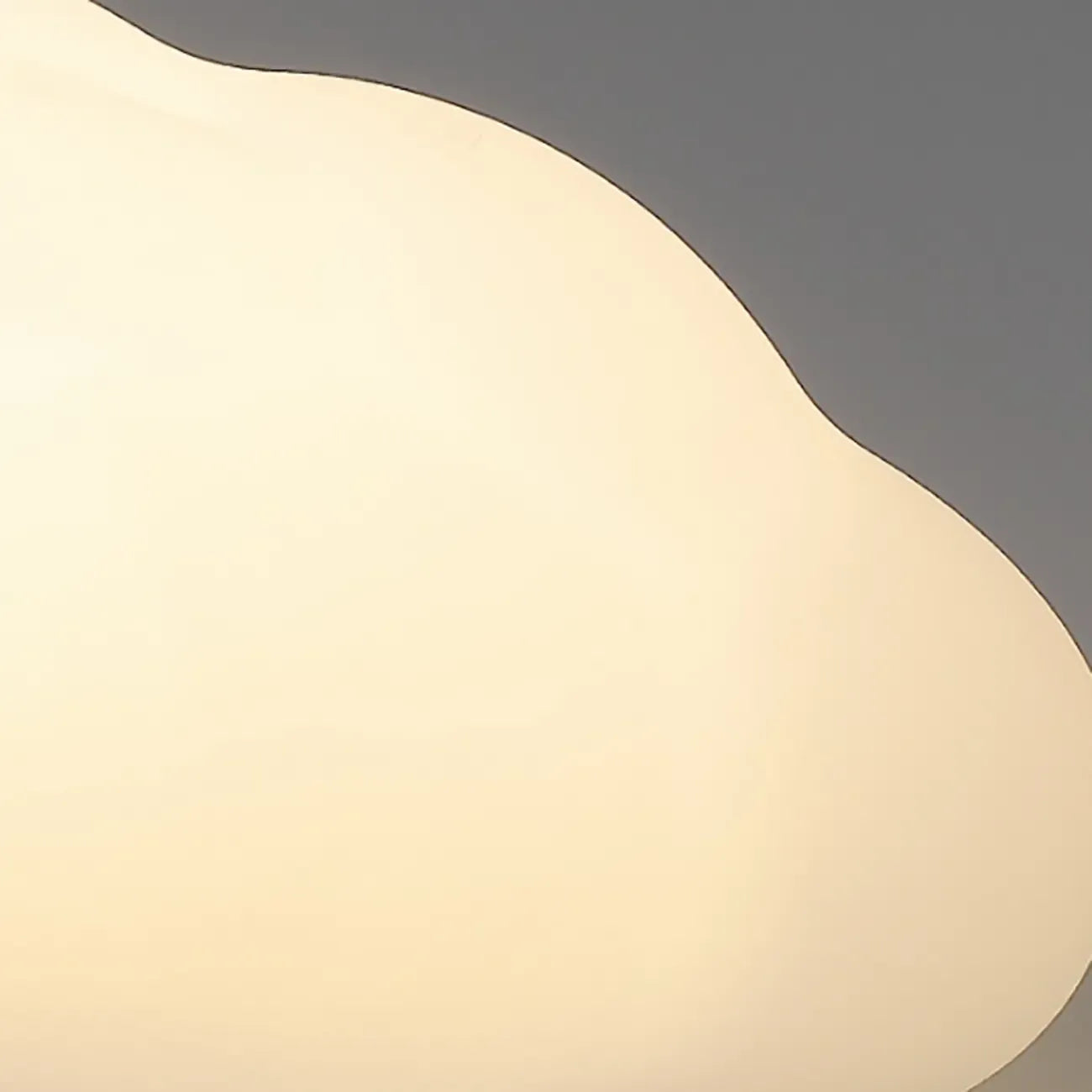 Plafonnier LED encastré en forme de nuage moderne, gradation à 3 niveaux