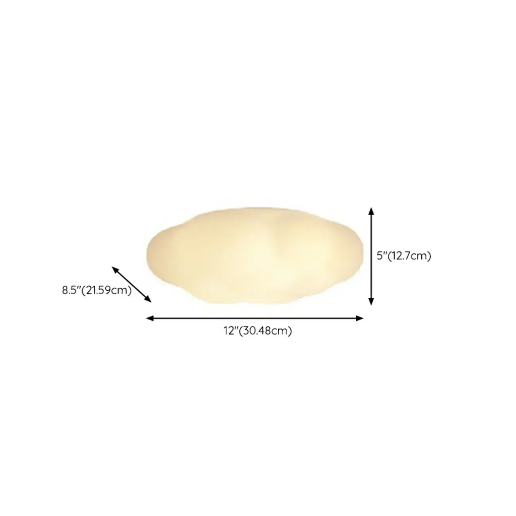Plafonnier LED encastré en forme de nuage moderne, gradation à 3 niveaux