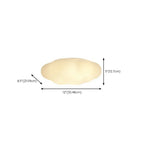 Plafonnier LED encastré en forme de nuage moderne, gradation à 3 niveaux