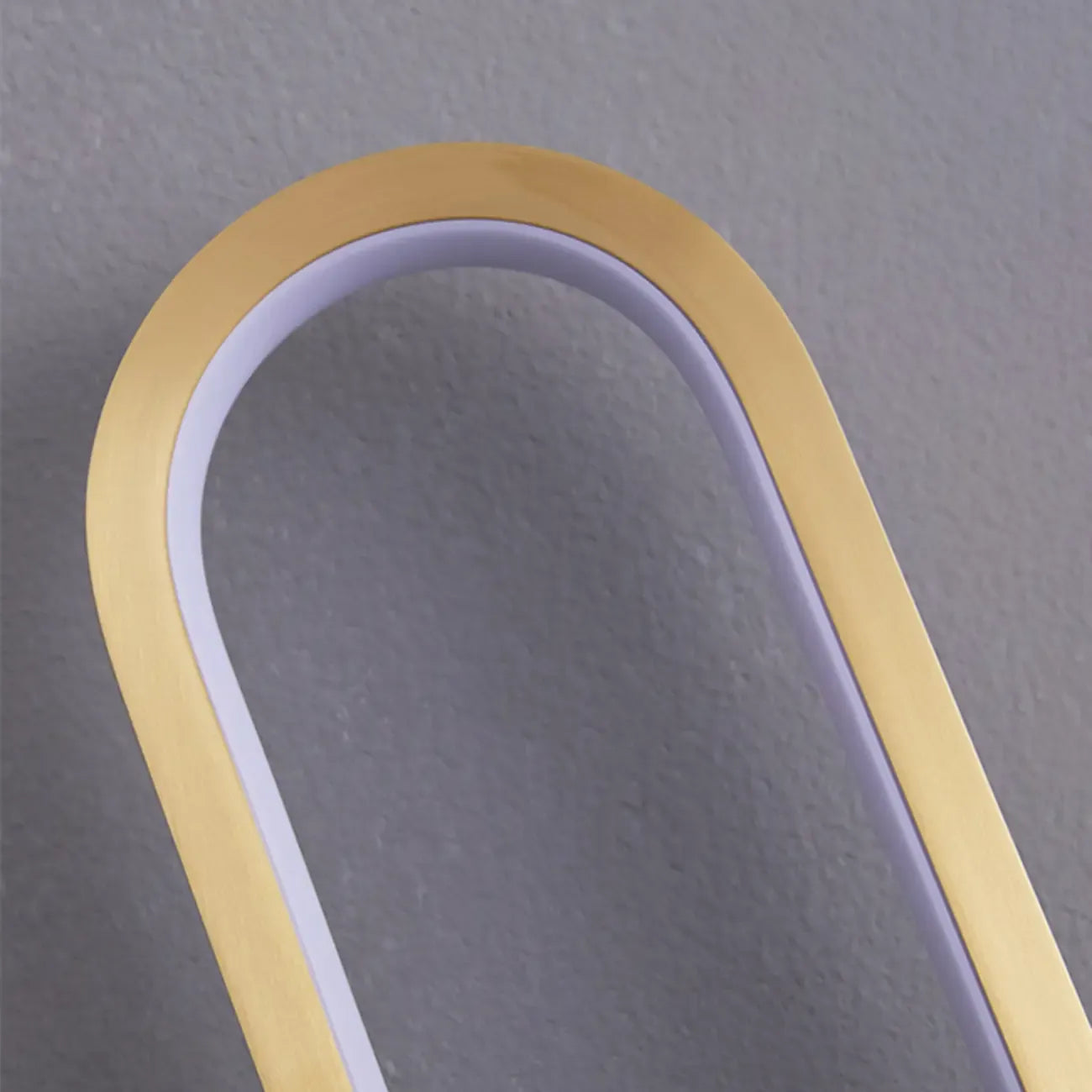 Applique murale ovale moderne avec abat-jour en gel de silice