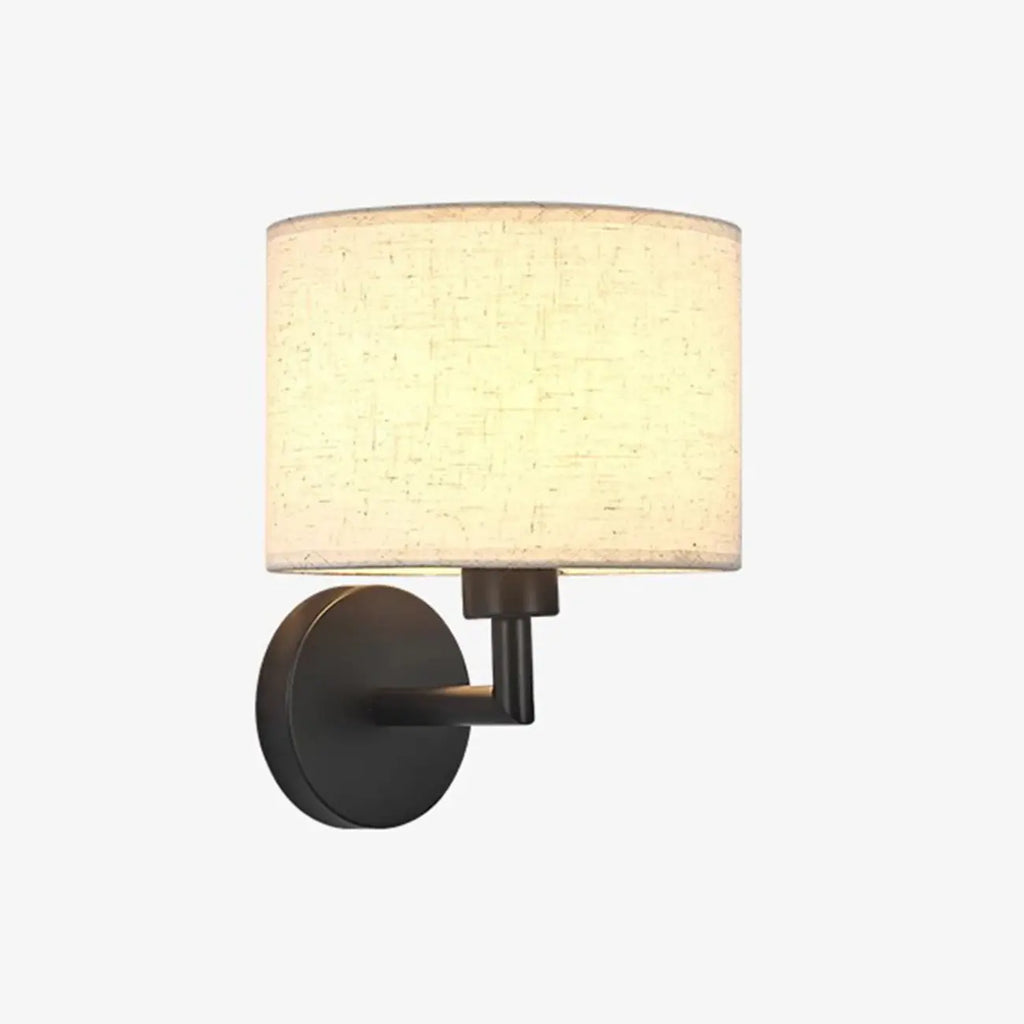 Applique murale contemporaine en métal et tissu, style tambour