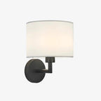 Applique murale contemporaine en métal et tissu, style tambour