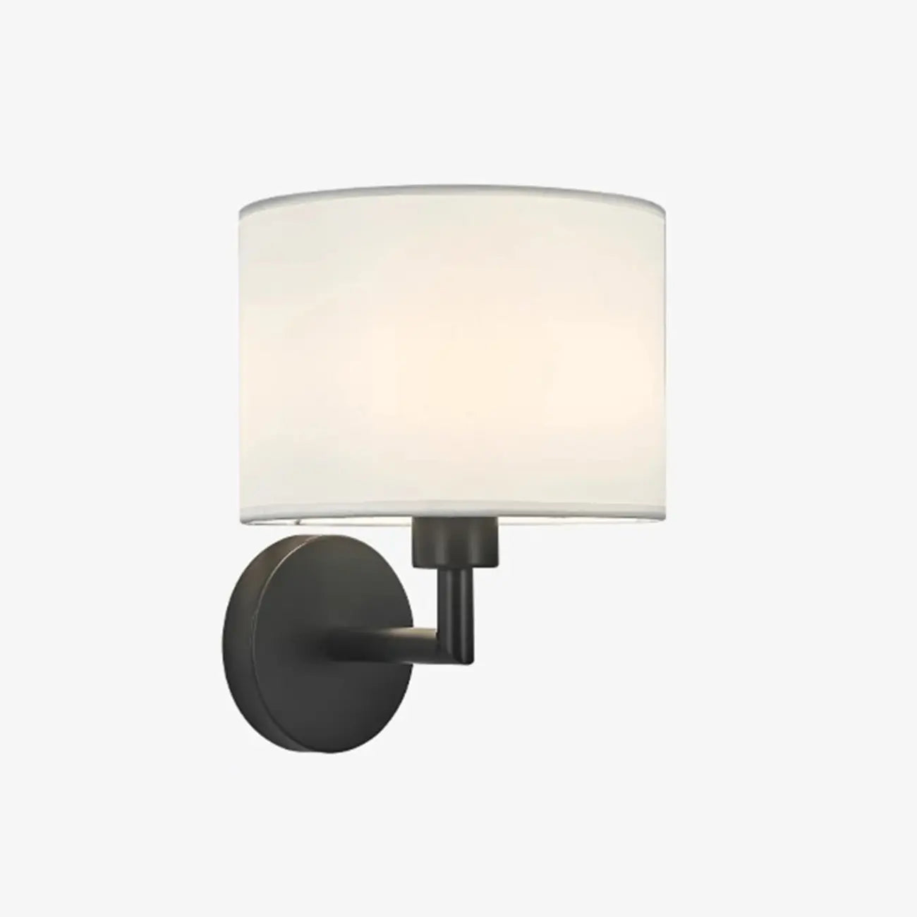 Applique murale contemporaine en métal et tissu, style tambour