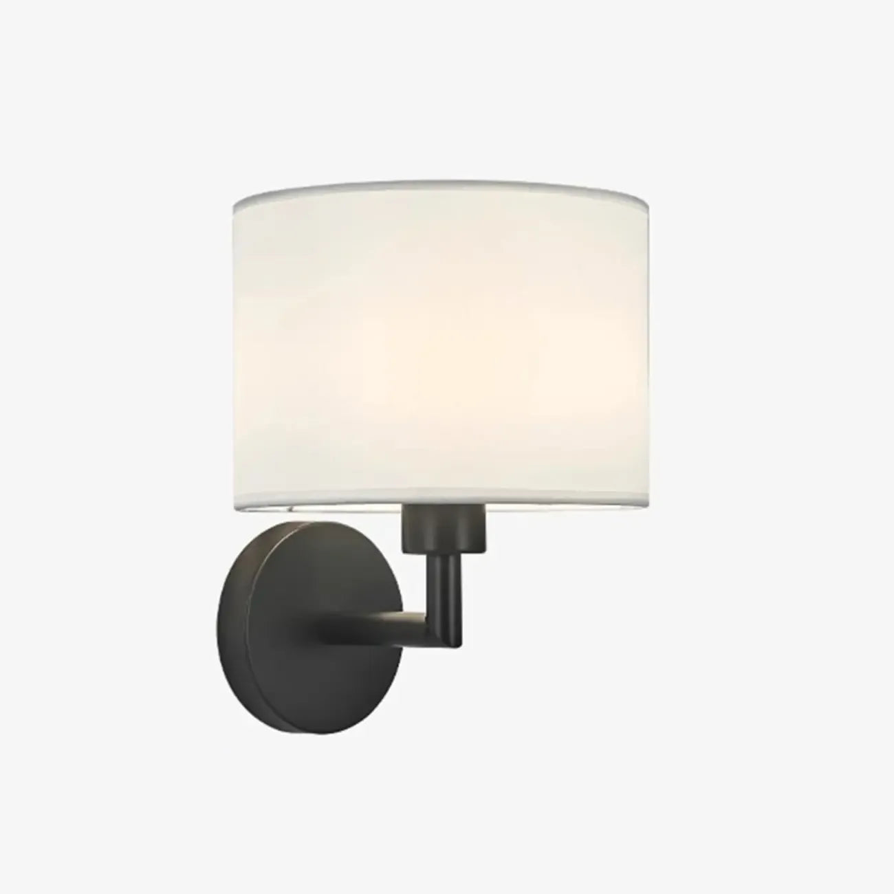 Applique murale contemporaine en métal et tissu, style tambour