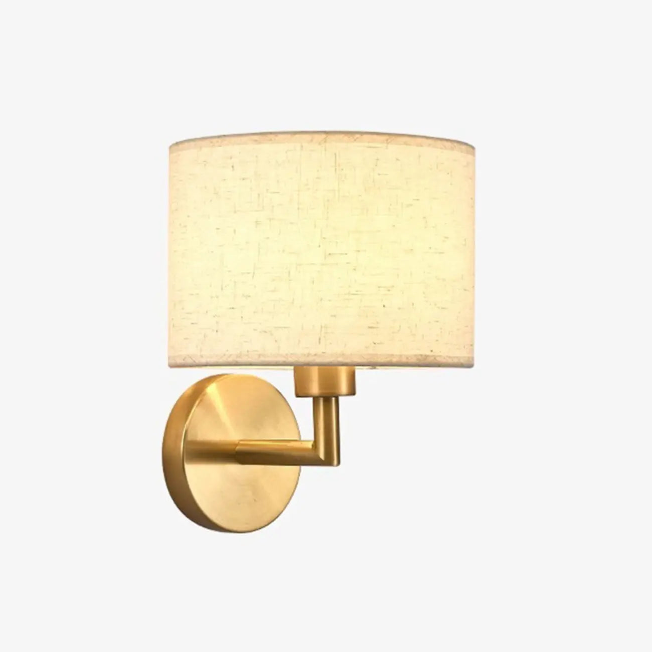 Applique murale contemporaine en métal et tissu, style tambour