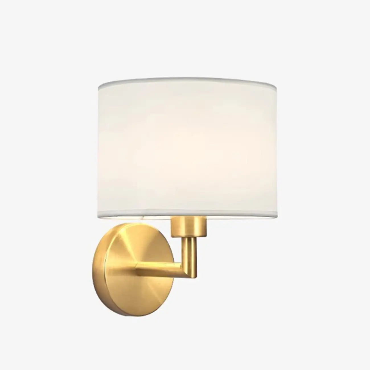 Applique murale contemporaine en métal et tissu, style tambour