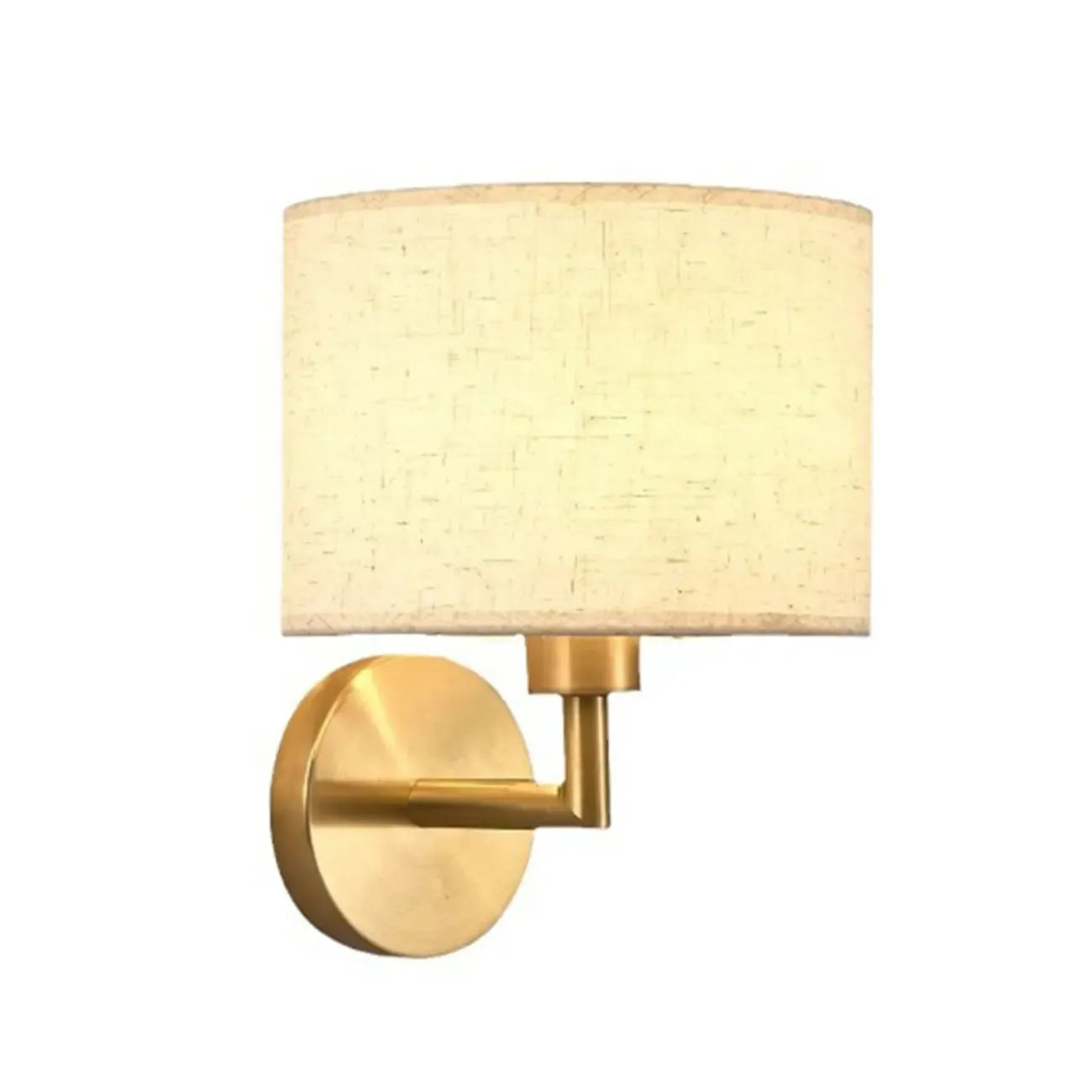 Applique murale contemporaine en métal et tissu, style tambour