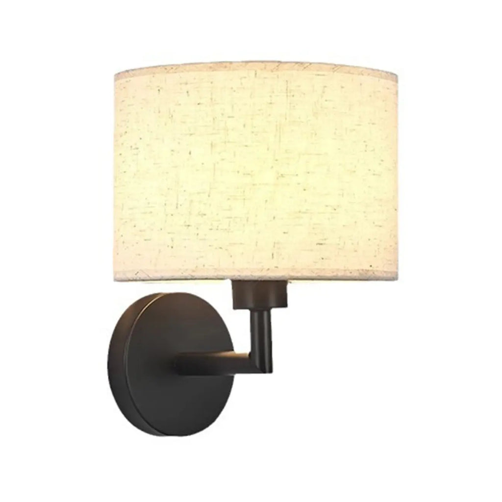 Applique murale contemporaine en métal et tissu, style tambour