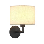Applique murale contemporaine en métal et tissu, style tambour