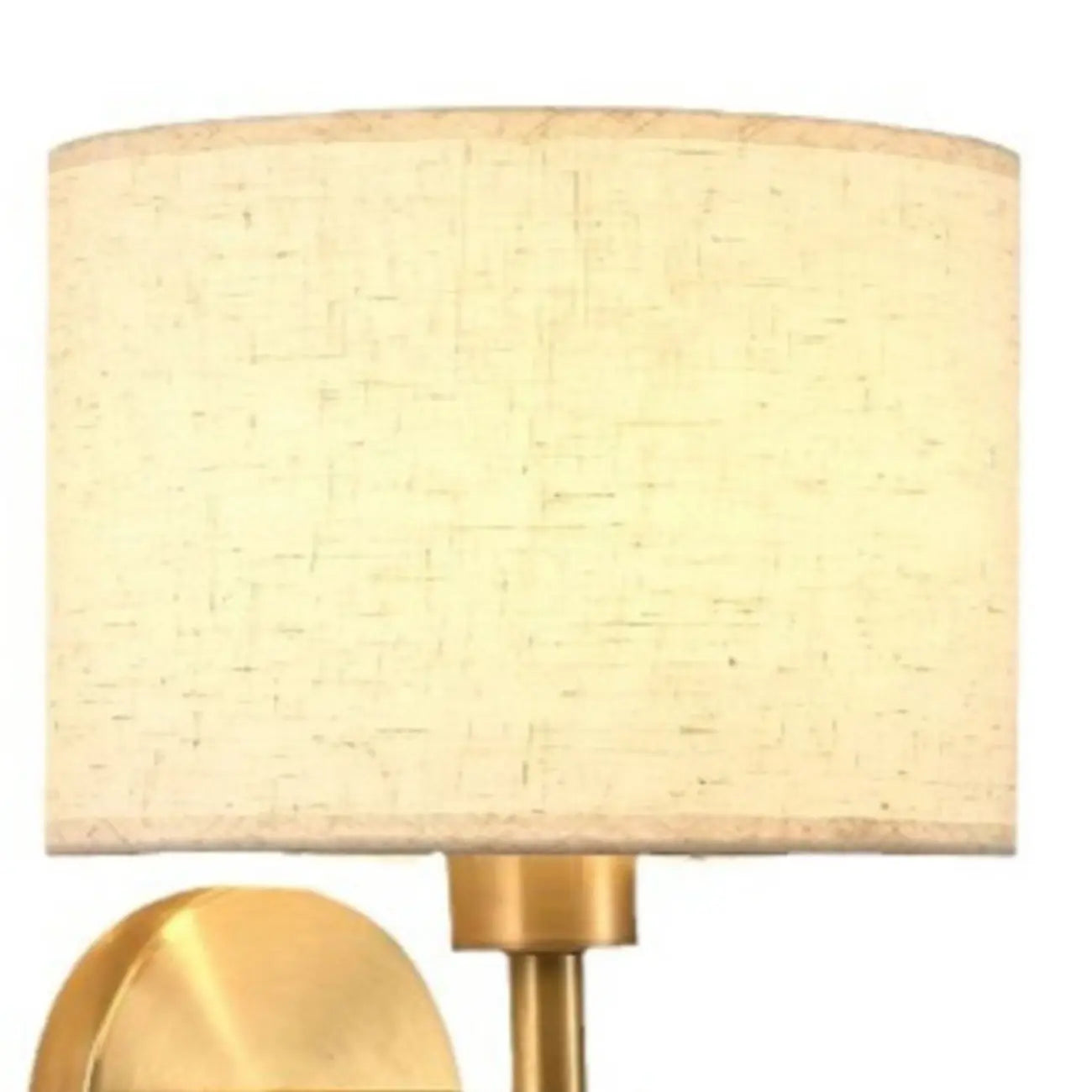 Applique murale contemporaine en métal et tissu, style tambour