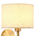 Applique murale contemporaine en métal et tissu, style tambour