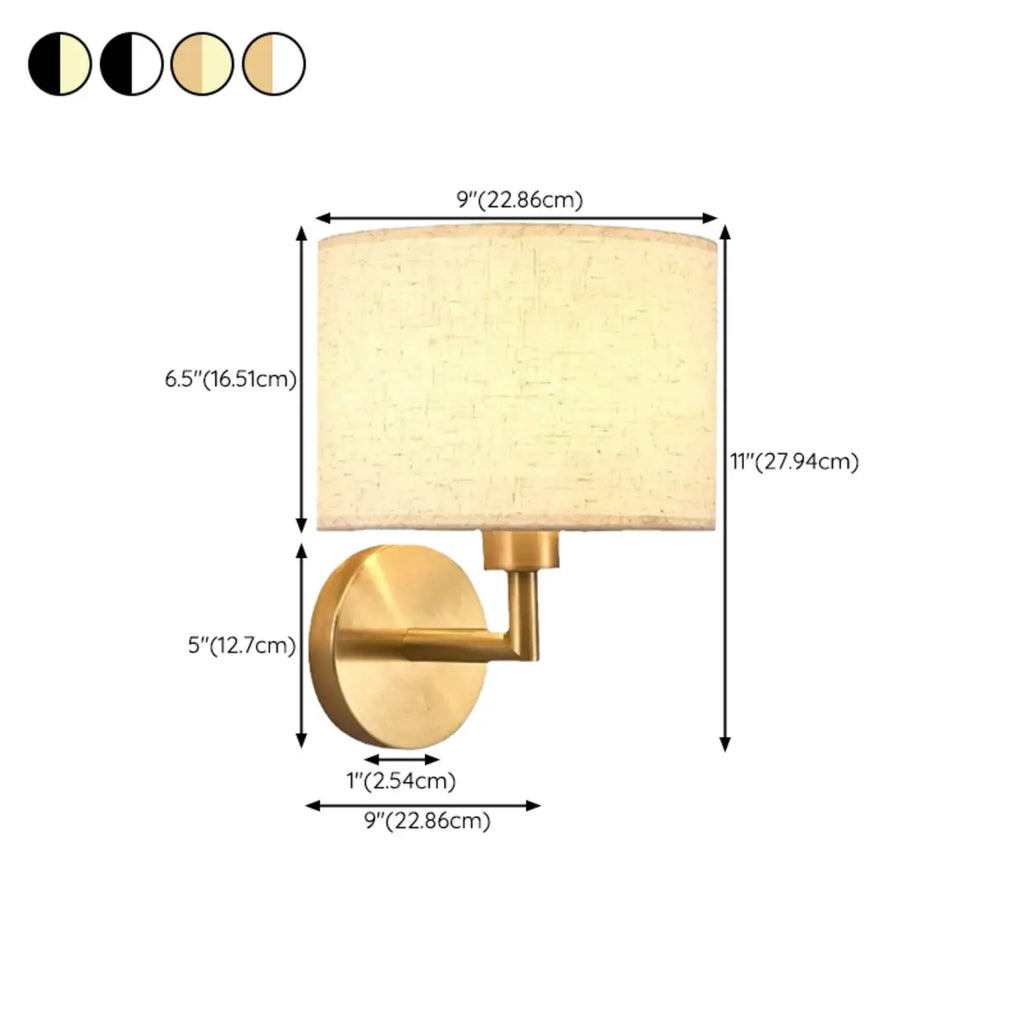 Applique murale contemporaine en métal et tissu, style tambour