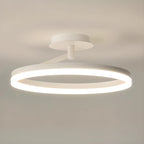 Plafonnier semi-encastré circulaire à LED dimmable pour chambre