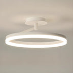 Plafonnier semi-encastré circulaire à LED dimmable pour chambre