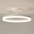 Plafonnier semi-encastré circulaire à LED dimmable pour chambre