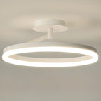 Plafonnier semi-encastré circulaire à LED dimmable pour chambre