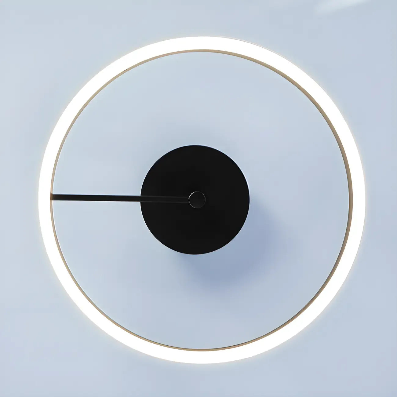 Plafonnier semi-encastré circulaire à LED dimmable pour chambre