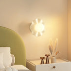 Applique murale moderne avec abat-jour en résine blanche pour lampe de chevet