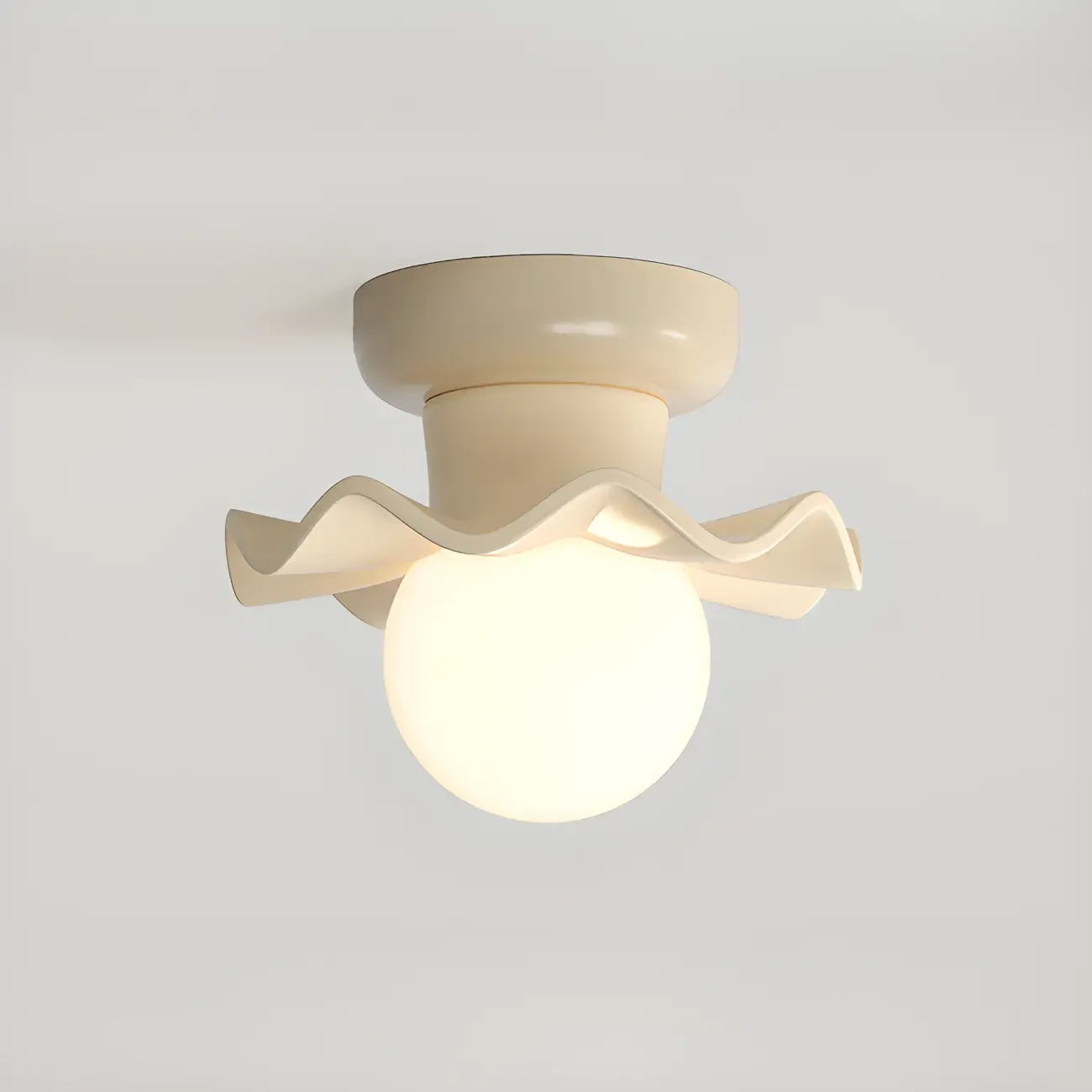 Applique murale moderne avec abat-jour en résine blanche pour lampe de chevet
