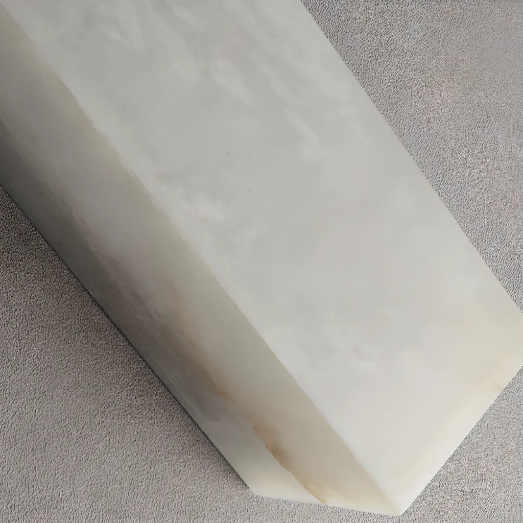 Suspension rectangulaire en résine à lumière chaude pour îlot de cuisine