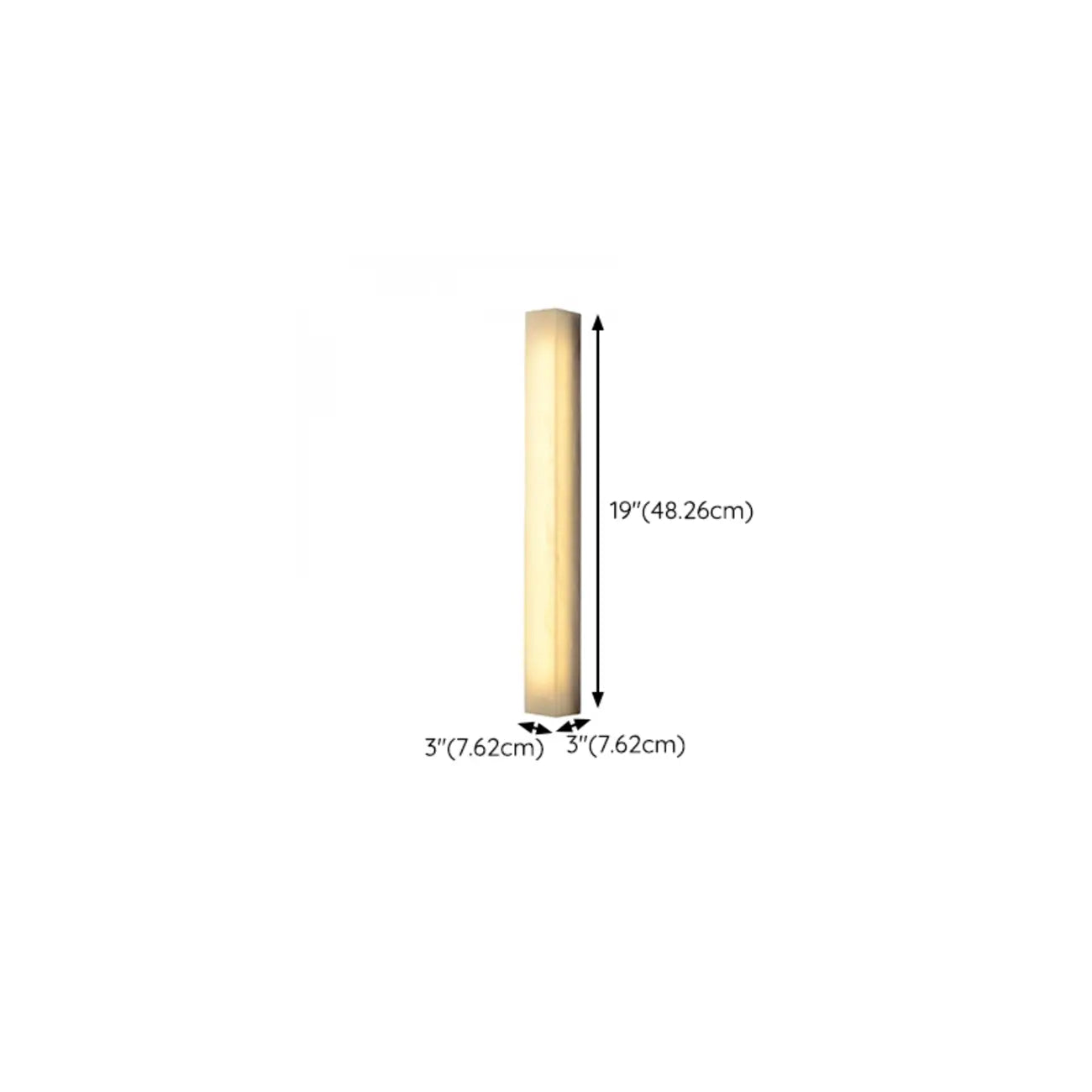 Suspension rectangulaire en résine à lumière chaude pour îlot de cuisine