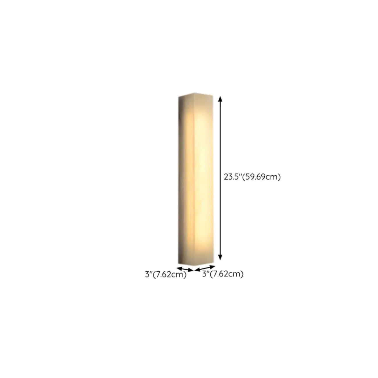Suspension rectangulaire en résine à lumière chaude pour îlot de cuisine