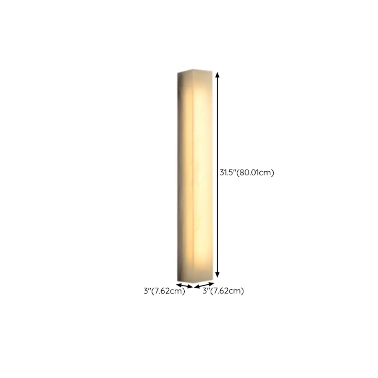 Suspension rectangulaire en résine à lumière chaude pour îlot de cuisine
