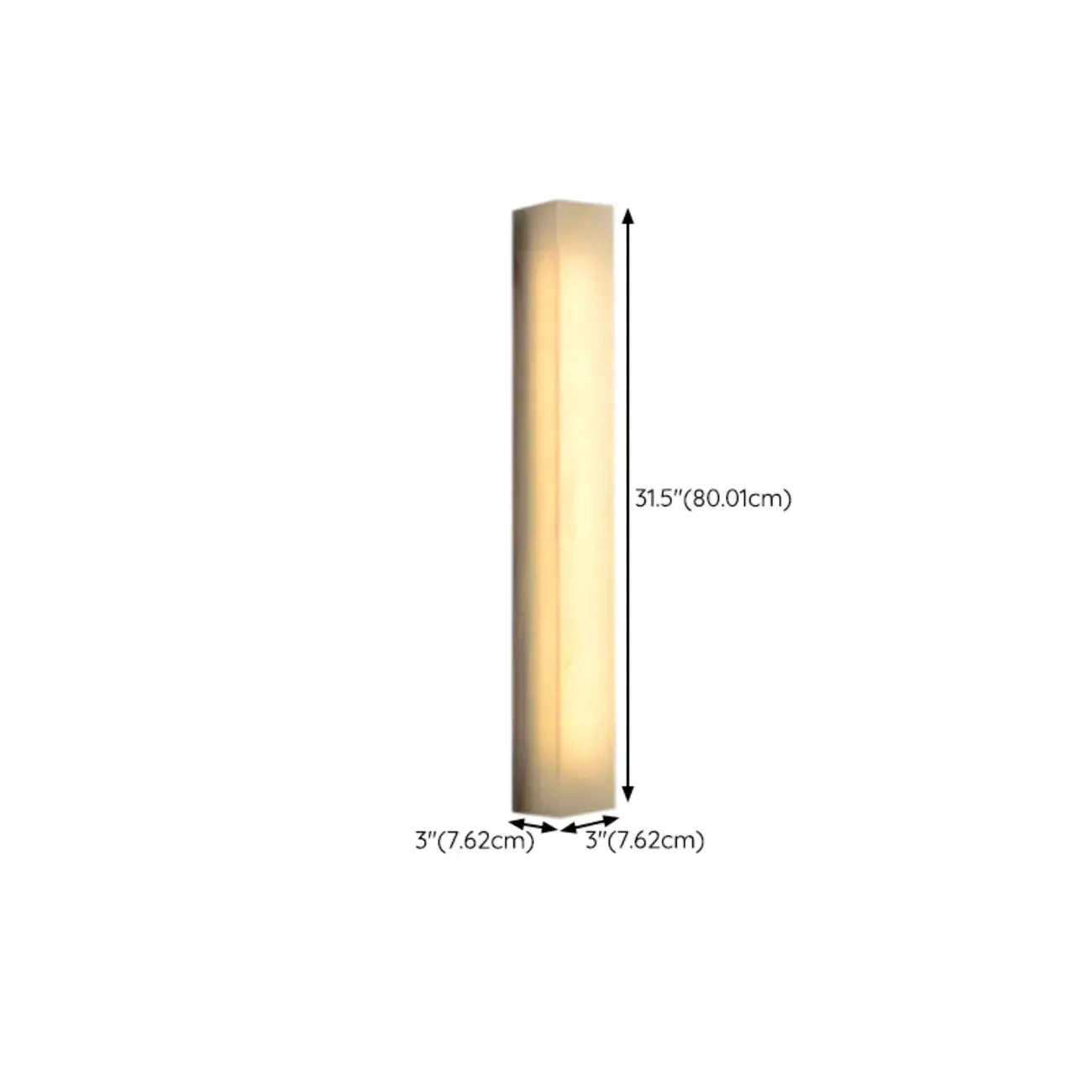 Suspension rectangulaire en résine à lumière chaude pour îlot de cuisine