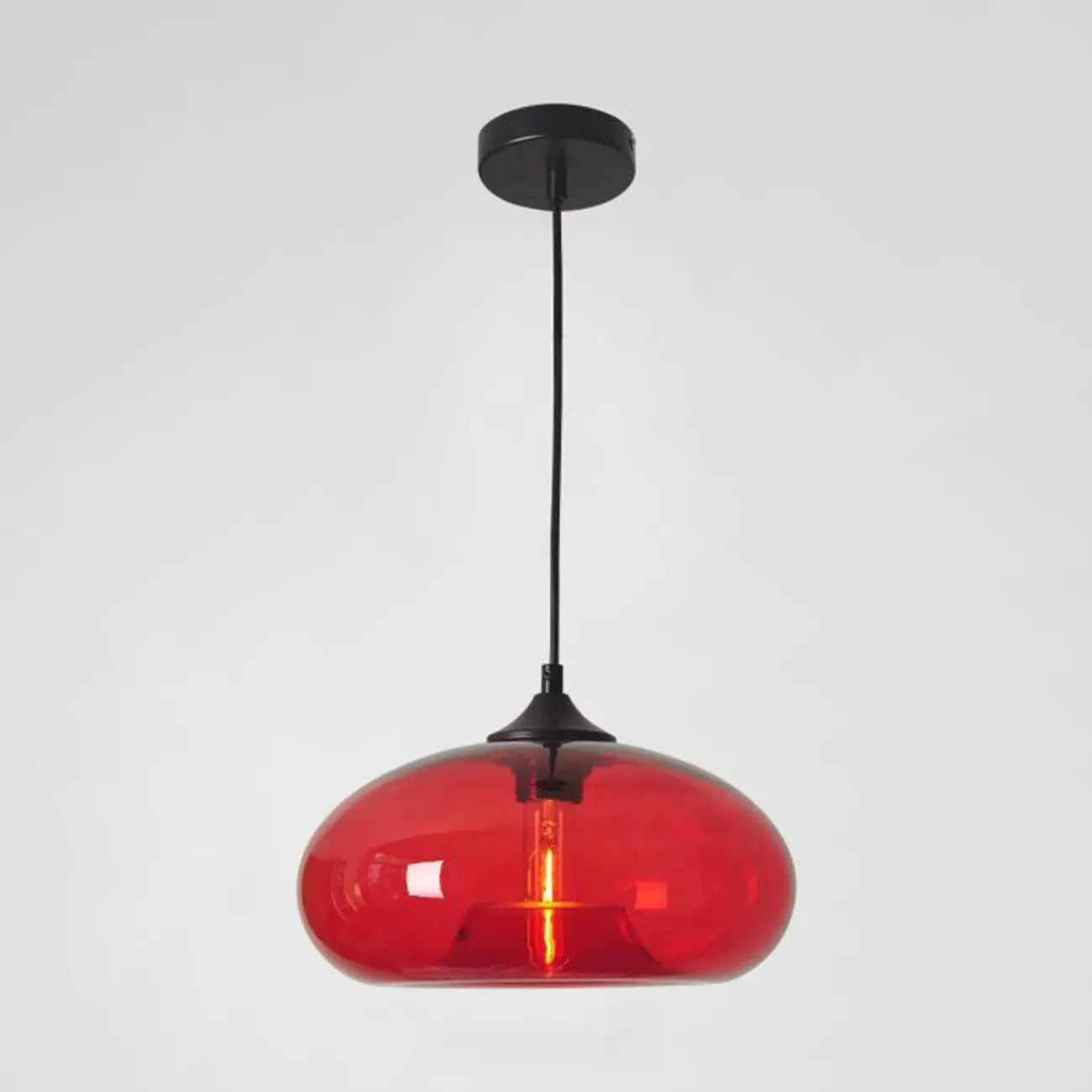 Suspension moderne en verre pour îlot de cuisine