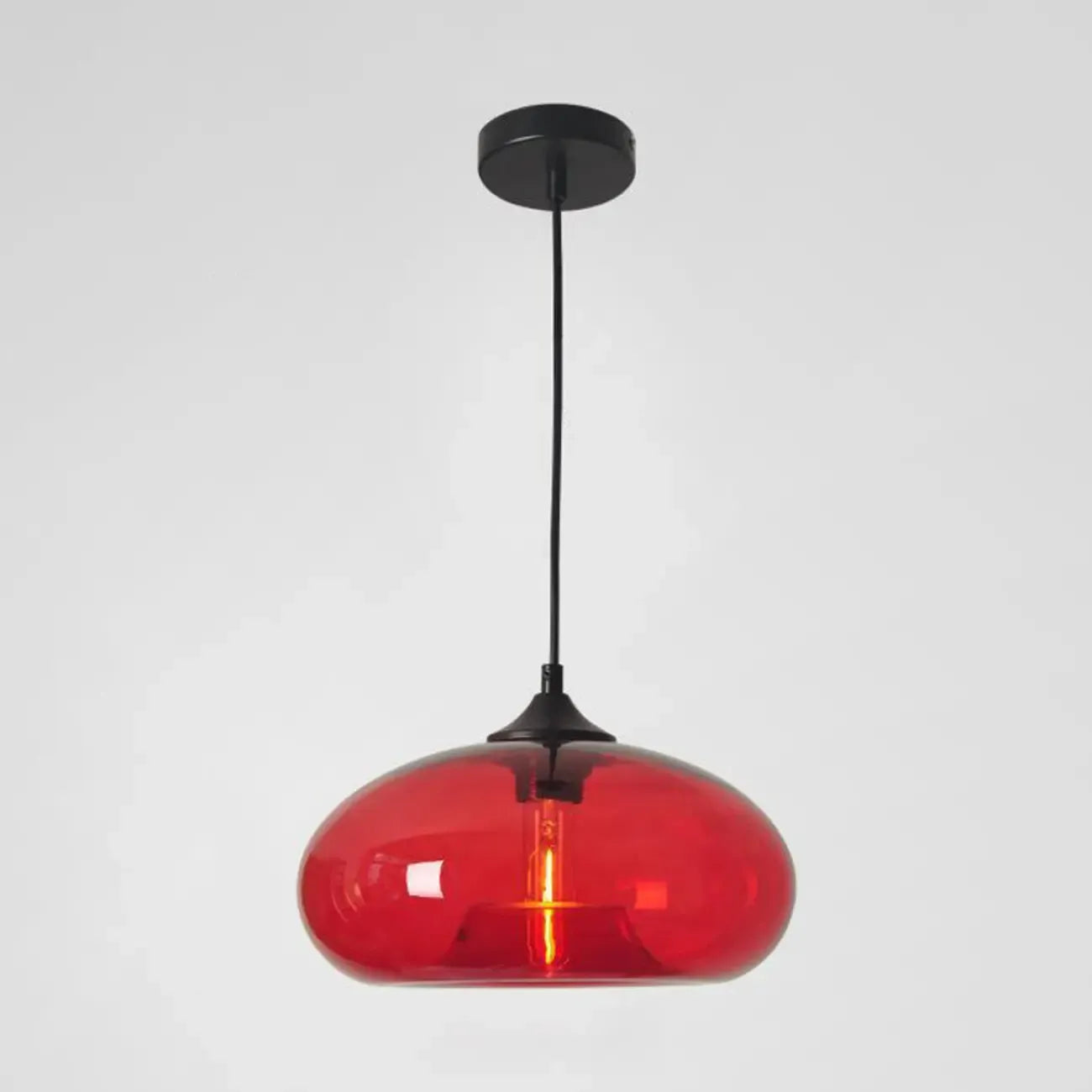 Suspension moderne en verre pour îlot de cuisine