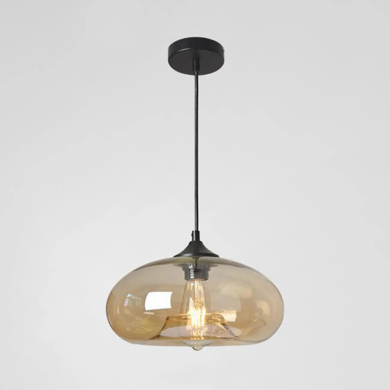 Suspension moderne en verre pour îlot de cuisine