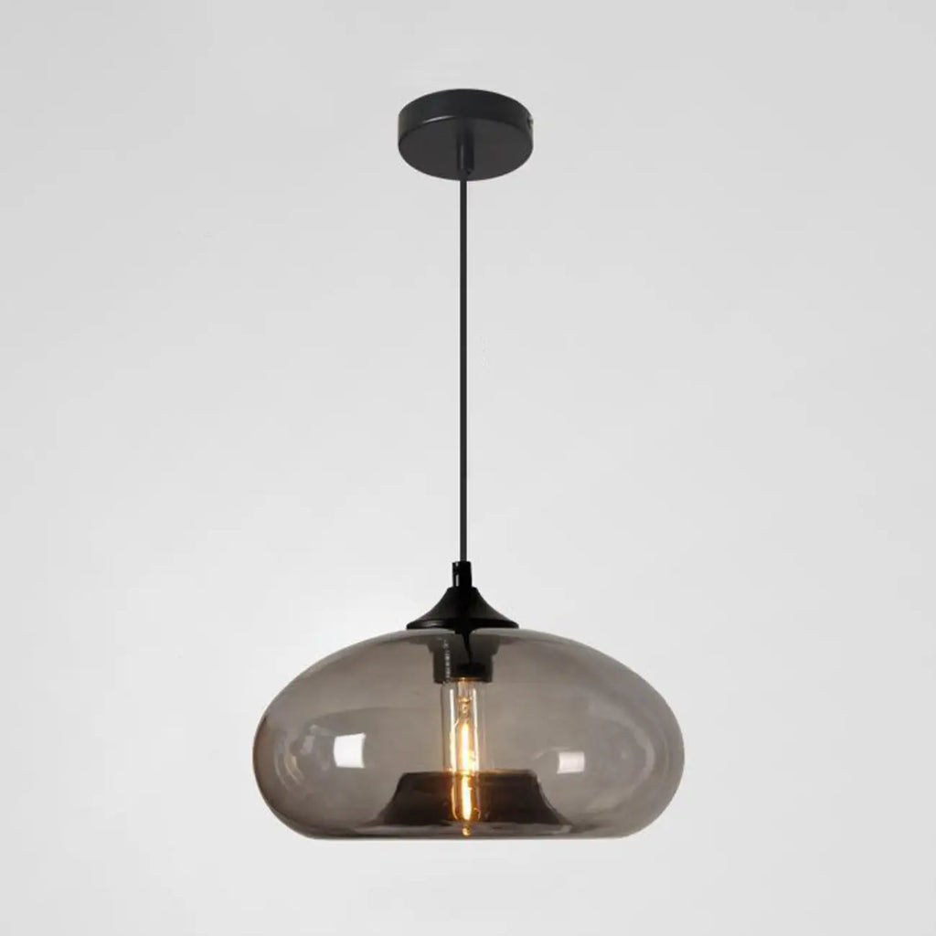 Suspension moderne en verre pour îlot de cuisine