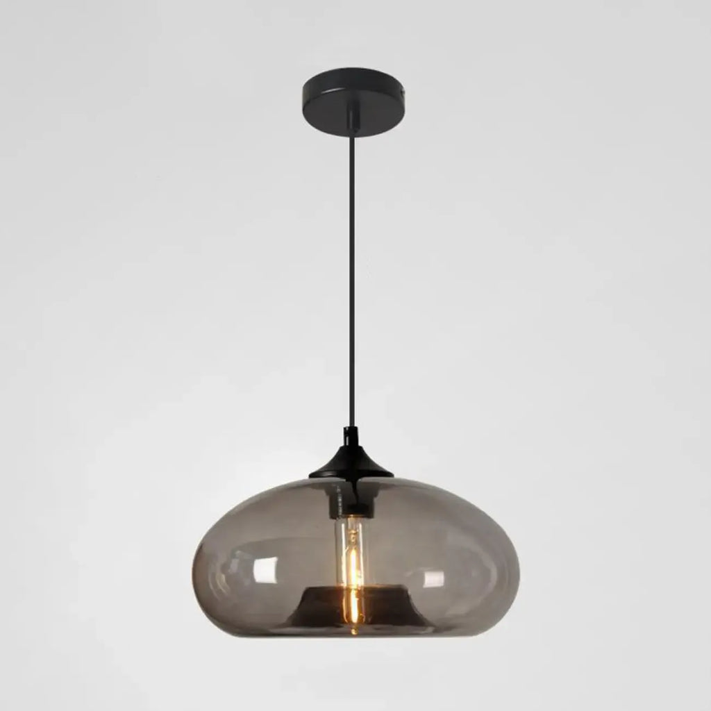 Suspension moderne en verre pour îlot de cuisine
