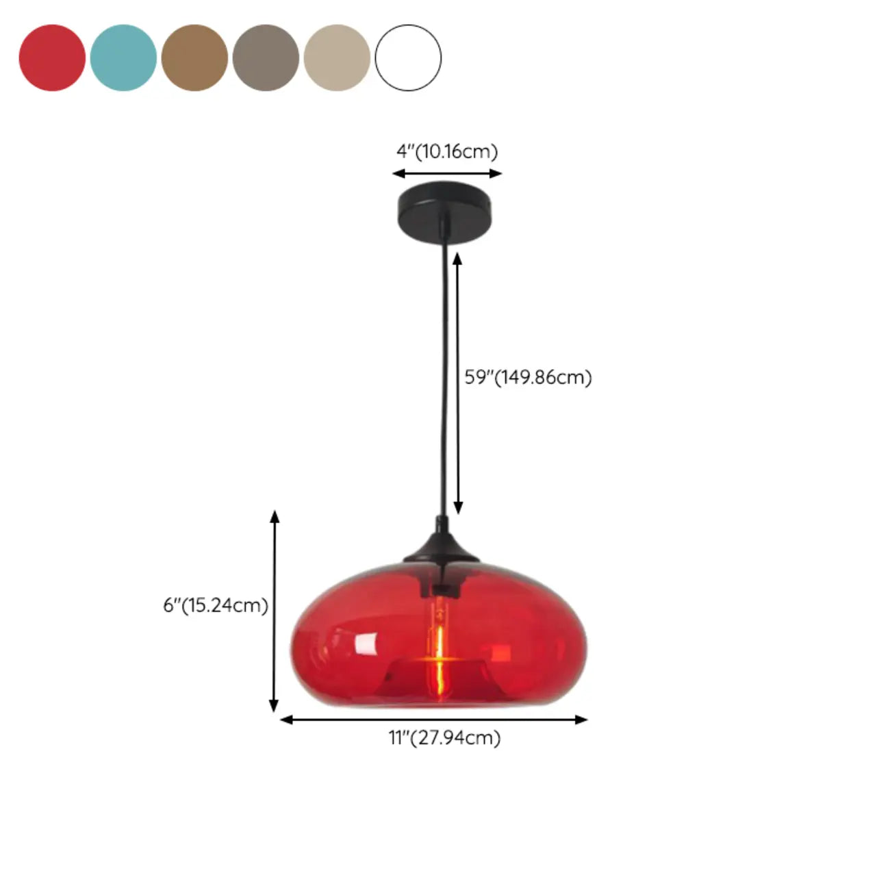 Suspension moderne en verre pour îlot de cuisine