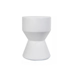 Table d'appoint ronde moderne en béton pour salon