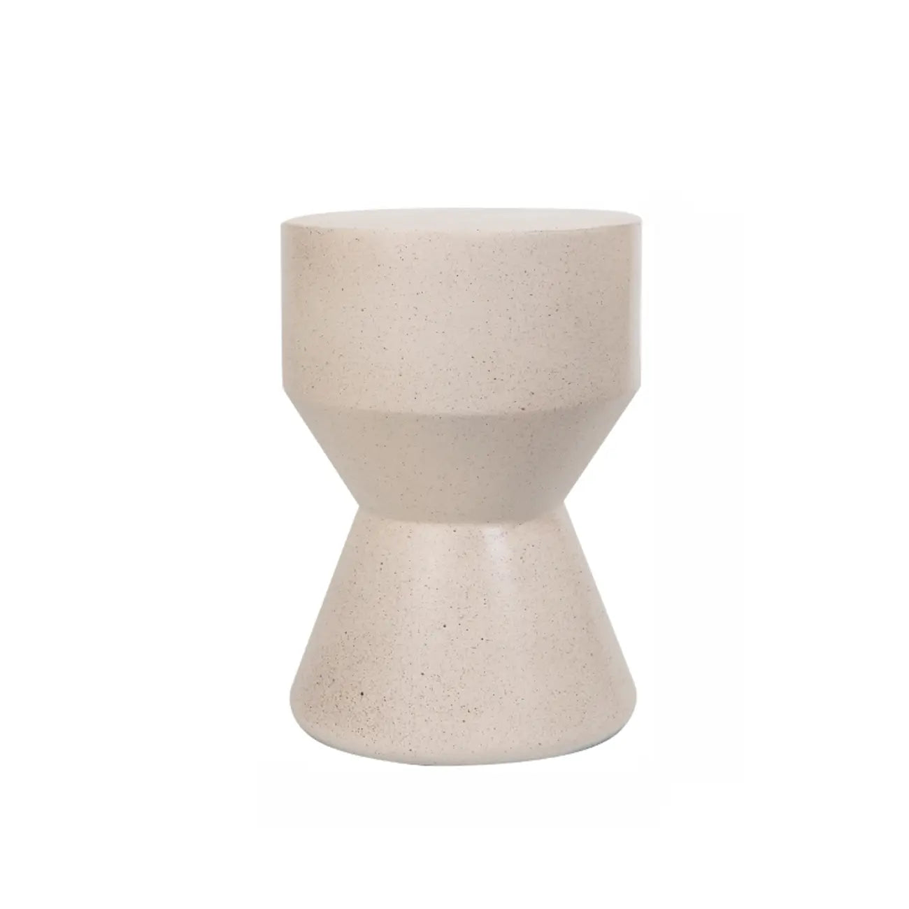 Table d'appoint ronde moderne en béton pour salon