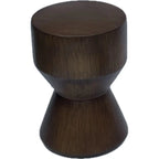Table d'appoint ronde moderne en béton pour salon