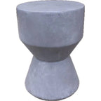 Table d'appoint ronde moderne en béton pour salon