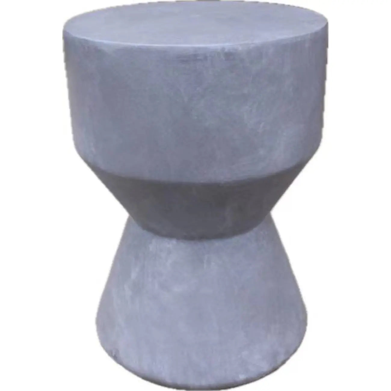 Table d'appoint ronde moderne en béton pour salon