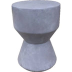 Table d'appoint ronde moderne en béton pour salon