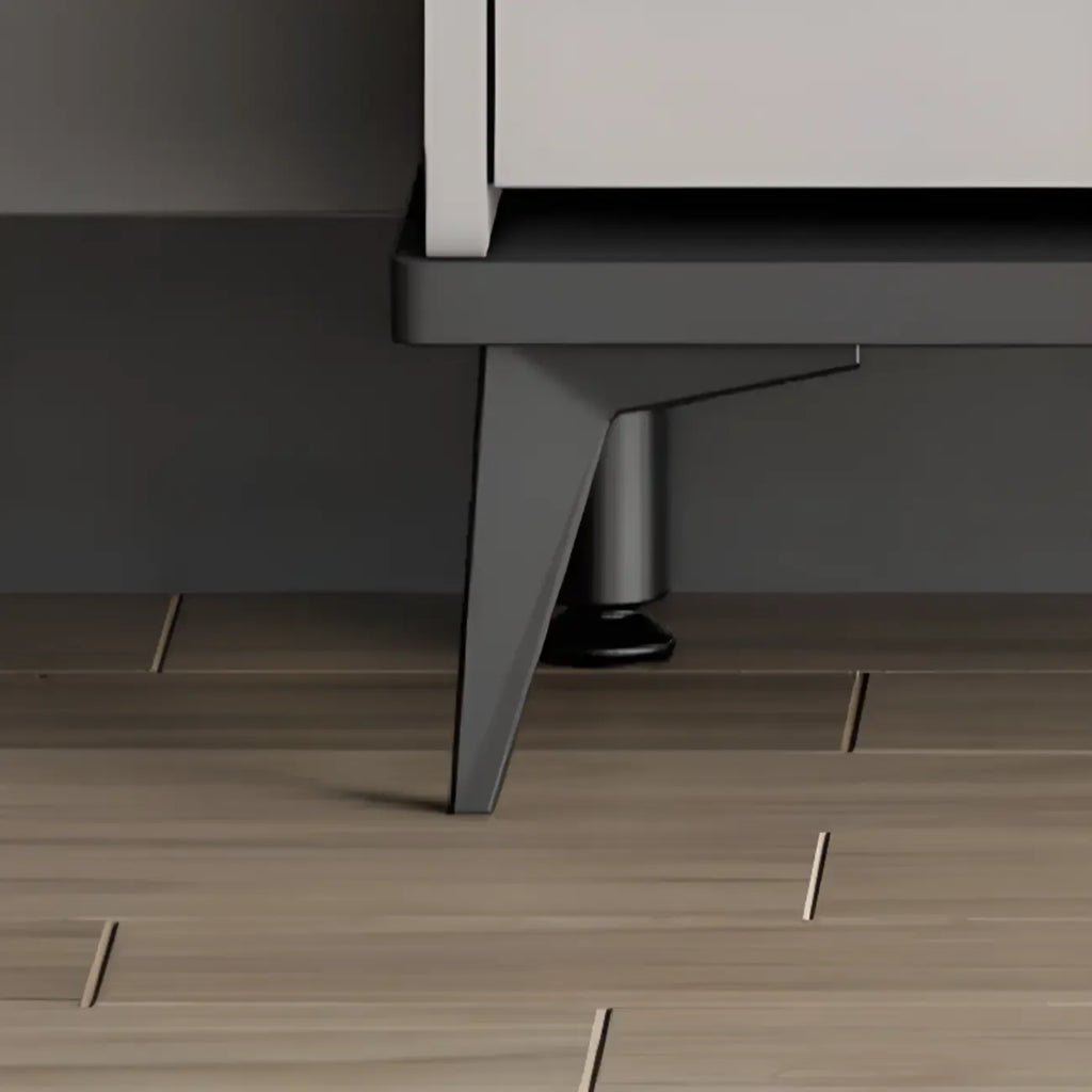 Meuble à chaussures moderne en bois avec étagères réglables