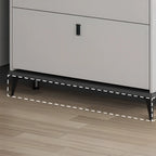 Meuble à chaussures moderne en bois avec étagères réglables
