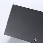 Applique murale extérieure rectangulaire noire moderne à LED (éclairage indirect)