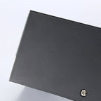 Applique murale extérieure rectangulaire noire moderne à LED (éclairage indirect)