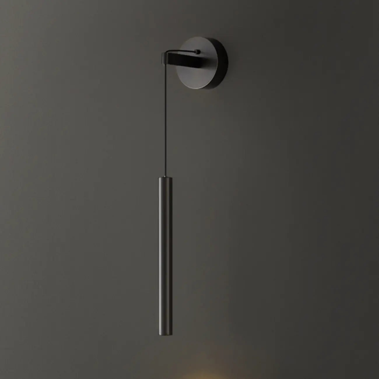 Applique murale LED cylindrique dorée élégante avec décoration en cristal