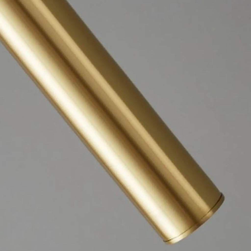 Applique murale LED cylindrique dorée élégante avec décoration en cristal
