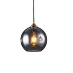Suspension moderne en verre globe réglable pour îlot de cuisine