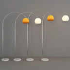 Lampadaire arqué moderne et réglable à brancher pour salon